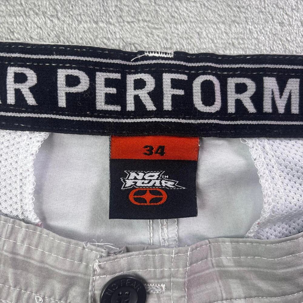 No Fear Performance Shorts Mens 34 Plaid Cargo Skater Skateboard Y2K - Picture 4 of 7